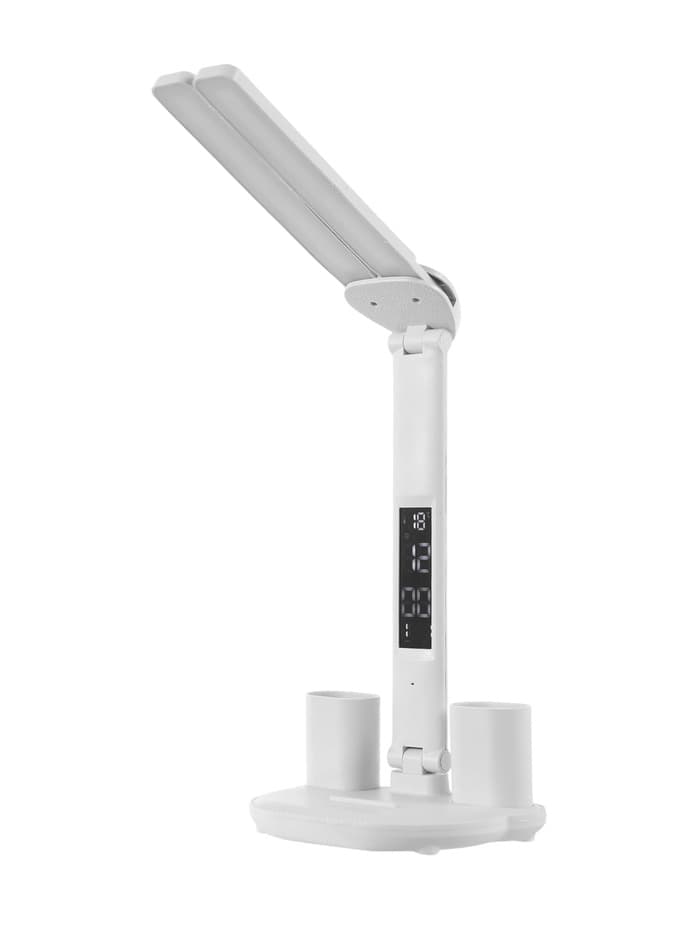Часы - лампа электронные: календарь, термометр, LED, 3 режима, USB, 32×12×17 см