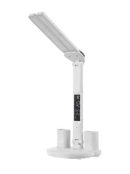 Часы - лампа электронные: календарь, термометр, LED, 3 режима, USB, 32×12×17 см
