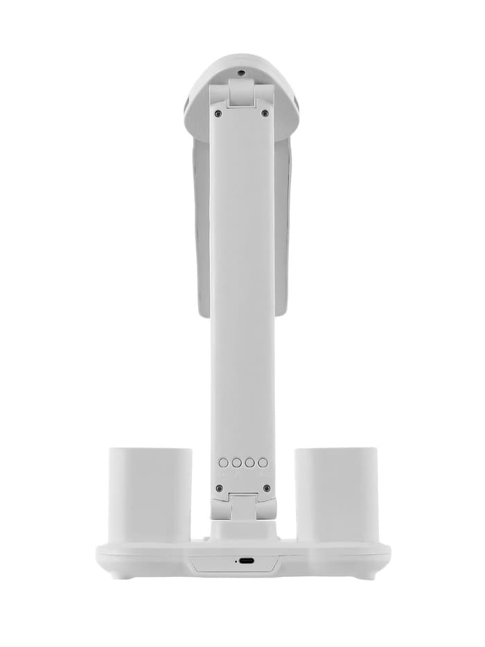 Часы - лампа электронные: календарь, термометр, LED, 3 режима, USB, 32×12×17 см