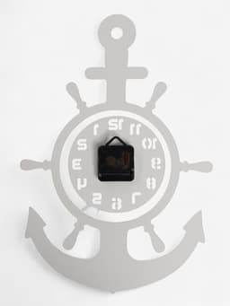 Часы настенные интерьерные «Якорь», 3D, наклейка, 45×31 см