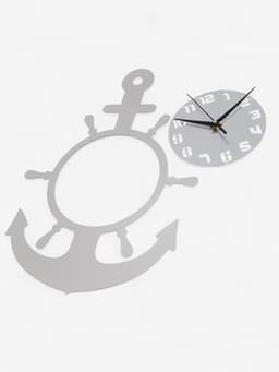 Часы настенные интерьерные «Якорь», 3D, наклейка, 45×31 см