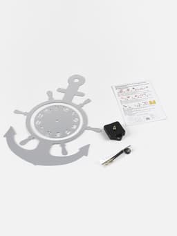 Часы настенные интерьерные «Якорь», 3D, наклейка, 45×31 см