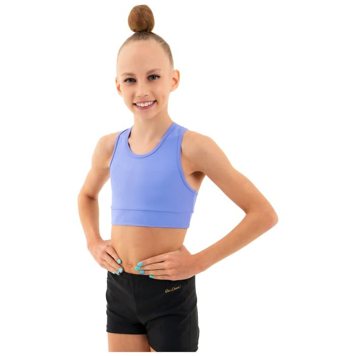 Топ-борцовка для гимнастики и танцев Grace Dance, р. 32, цвет сирень