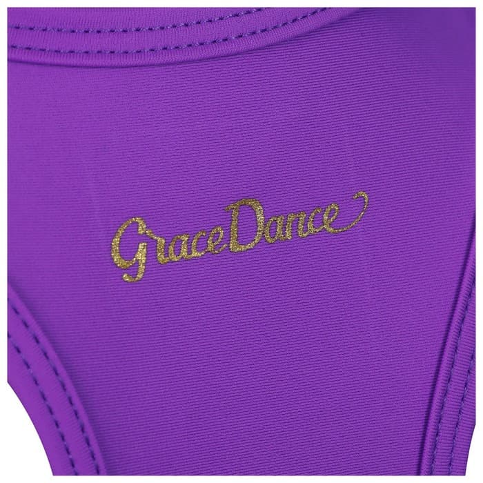 Топ-борцовка для гимнастики и танцев Grace Dance, р. 40, цвет фиолетовый