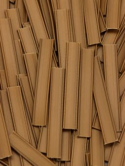 Клип лента в нарезке, золотая, для фиксация упакованной продукции, 5 см