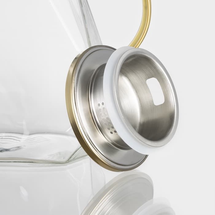 Набор для напитков Magistro «Льдинка», 5 предметов: кувшин 1.6 л, 4 кружки 300 мл, стекло