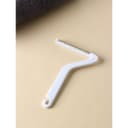 Скребок для чистки одежды, ковров, мебели Доляна, двусторонний, металл, пластик, 10.8×16.5 см