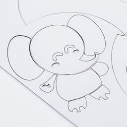 Наклейки интерьерные детские TAKE IT EASY «Слоник», декор на стену, панно, 61×80 см