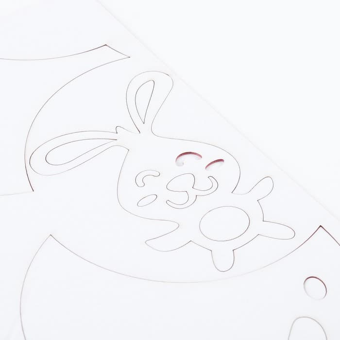 Наклейки интерьерные детские TAKE IT EASY «Зайчик», декор на стену, панно, 61×80 см