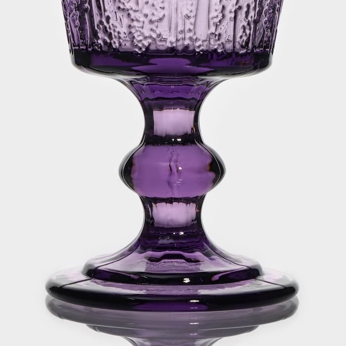 Бокал для вина Magistro «Французская лаванда», 310 мл, 16.4×8.9 см, стекло, сиреневый