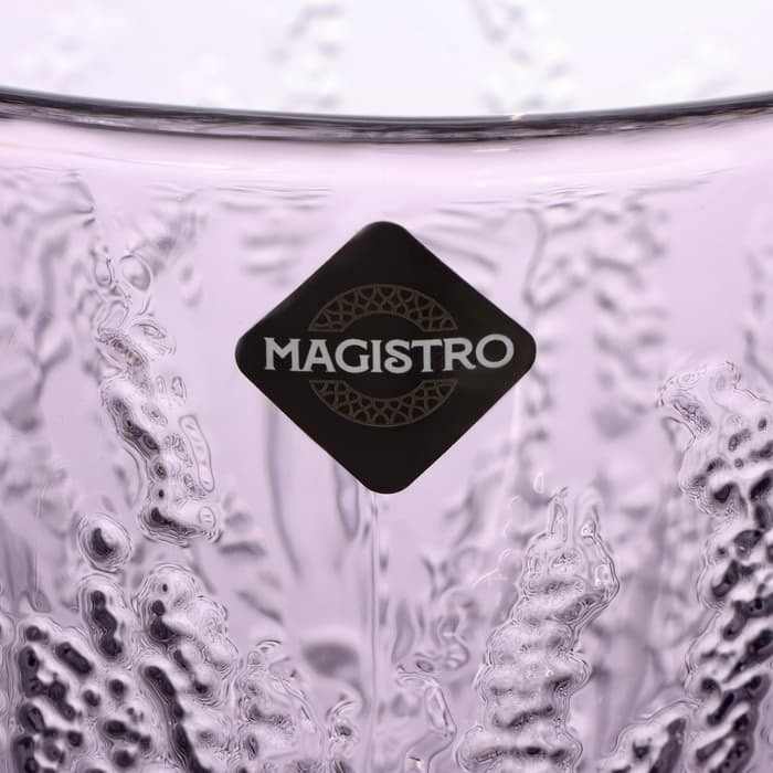 Бокал для вина Magistro «Французская лаванда», 310 мл, 16.4×8.9 см, стекло, сиреневый