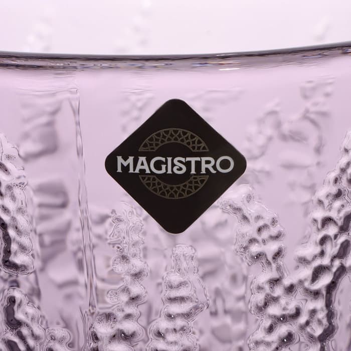 Стакан Magistro «Французская лаванда», 300 мл, стекло, сиреневый