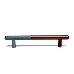 Ручка-рейлинг CAPPIO EPHRAM, м/о 128 мм, цвет серый/коричневый