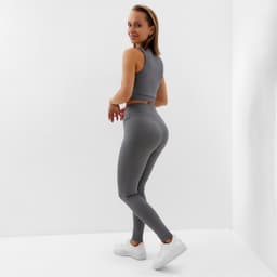Легинсы спортивные женские MINAKU, графит, размер 44