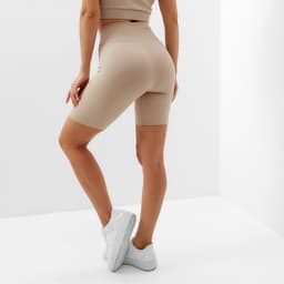 Велосипедки спортивные женские MINAKU, бежевые, размер 48