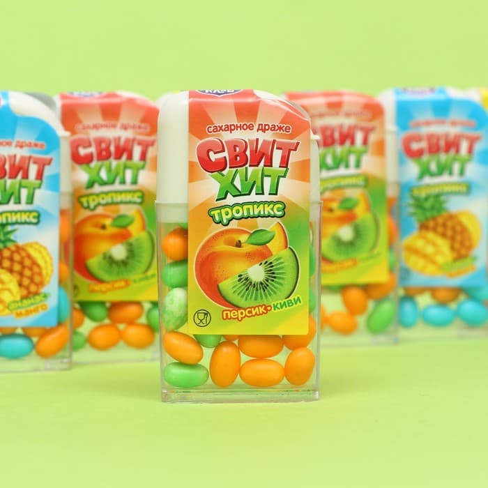 Драже сахарное «Свит хит», тропикс ассорти, 12 г