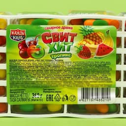 Драже сахарное «Свит хит», тропикс ассорти, 12 г