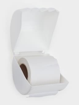 Держатель для туалетной бумаги Regular, 15.5×12.2×13.5 см, белое облако