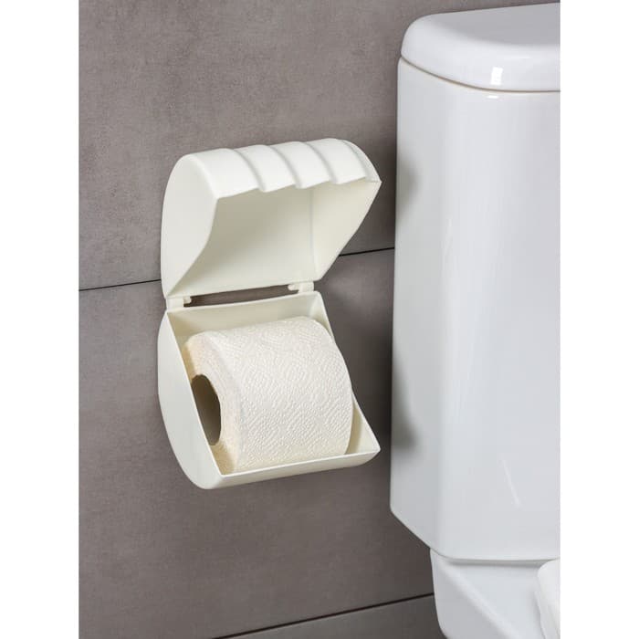 Держатель для туалетной бумаги Regular, 15.5×12.2×13.5 см, белое облако