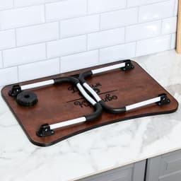 Столик - поднос для завтрака Дарим Красиво, для ноутбука, складной, серый, 60×40 см