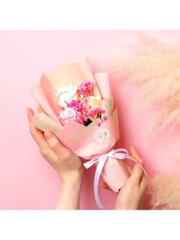 Букет мыльных роз, премиальный, 3 шт.