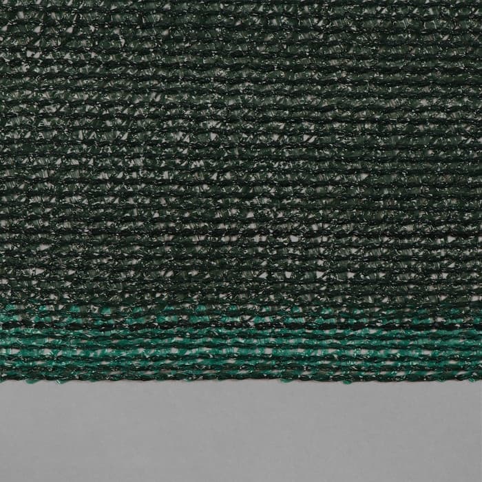 Сетка затеняющая, 5×4 м, плотность 80 г/м², зелёная, в наборе 19 клипс