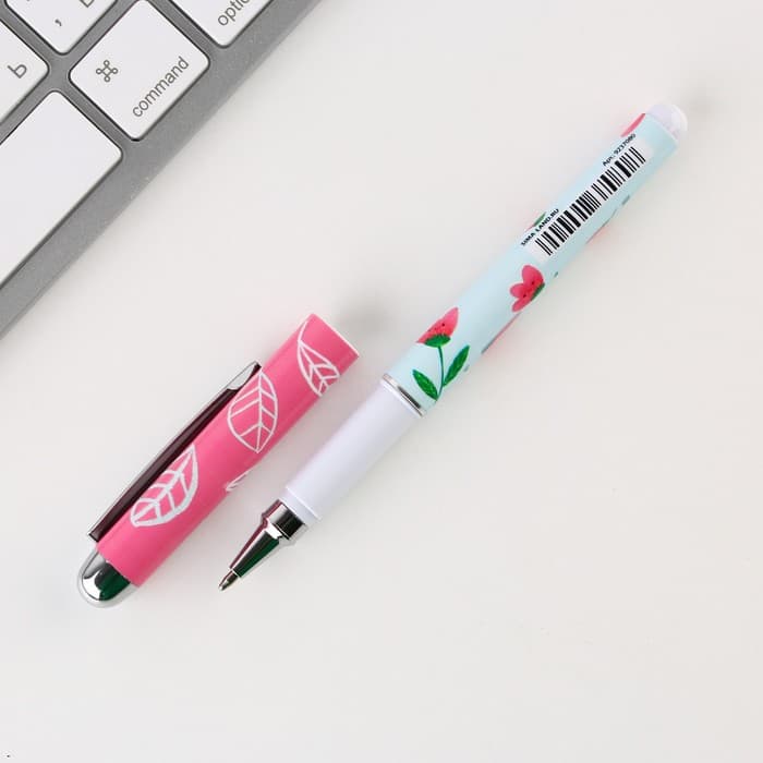 Ручка шариковая, синяя паста, 1 мм, пластик, в открытке «Самый лучший воспитатель»