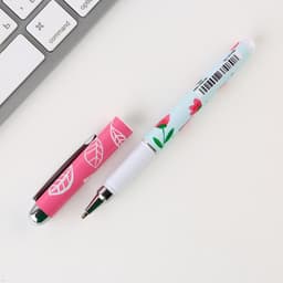 Ручка шариковая, синяя паста, 1 мм, пластик, в открытке «Самый лучший воспитатель»