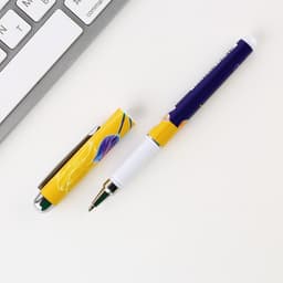 Ручка шариковая, синяя паста, 1 мм, пластик, в открытке «Любимому воспитателю»