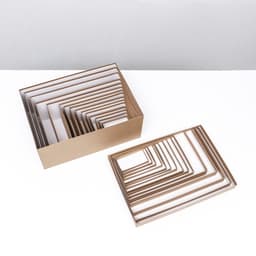 Набор коробок крафт однотонный 15 в 1, 44×34×15.5 - 11×6×4 см