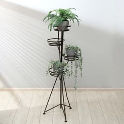 Подставка для цветов, напольная, на 4 горшка, d=17 см, бронзовая, «Консул»