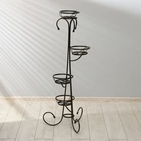 Подставка для цветов, напольная, на 4 горшка, d=13 см, бронзовая, «Маркиз»