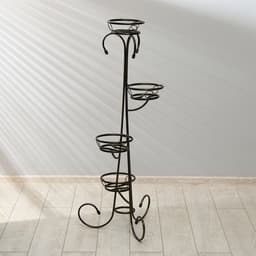 Подставка для цветов, напольная, на 4 горшка, d=13 см, бронзовая, «Маркиз»