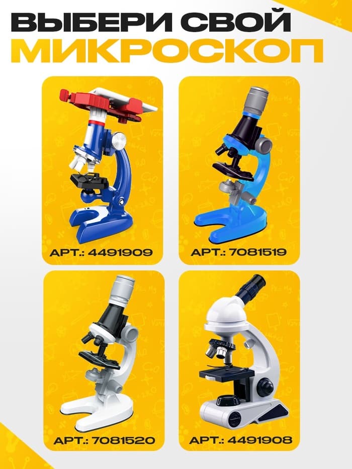 Набор для опытов «Набор микропрепаратов», насекомые