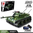Конструктор радиоуправляемый Qman «Боевой танк», 418 деталей