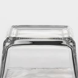 Менажница «Голд», 19.5×19.5 см, на бамбуковой подставке, с крышками, стекло, прозрачная