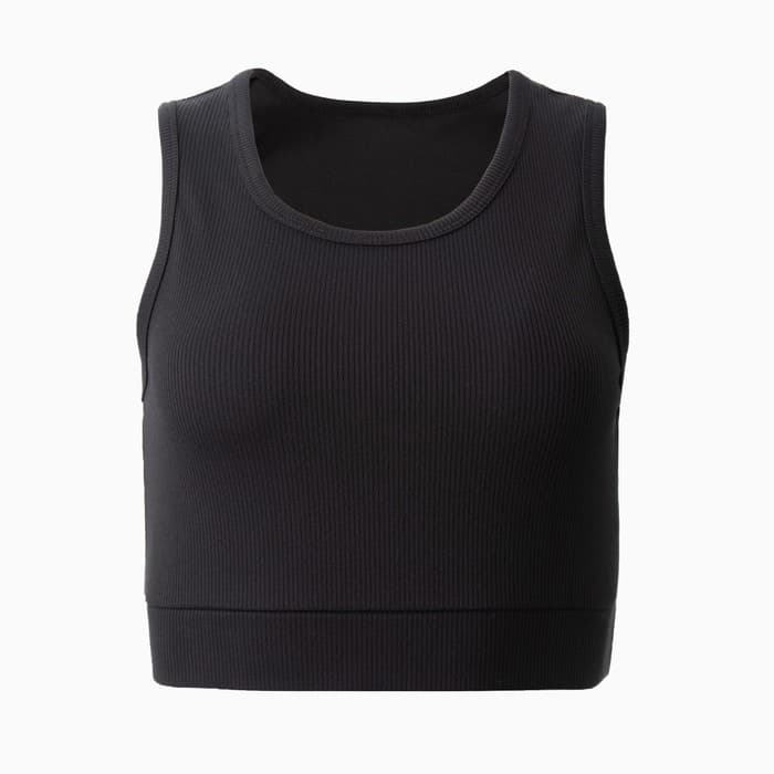 Топ спортивный женский MINAKU, чёрный, размер 44