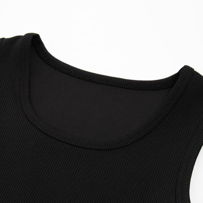 Топ спортивный женский MINAKU, чёрный, размер 44