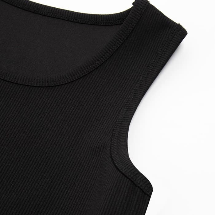 Топ спортивный женский MINAKU, чёрный, размер 44