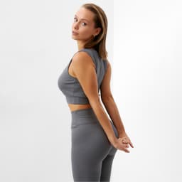 Топ спортивный женский MINAKU, графит, размер 40