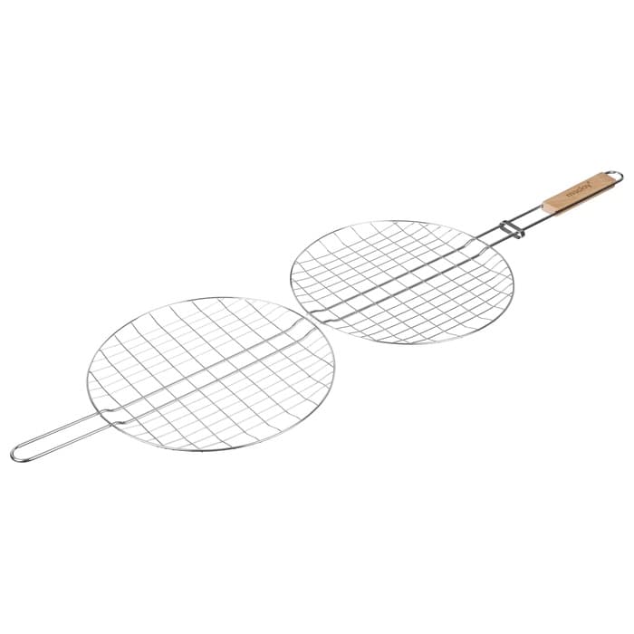 Решётка гриль универсальная maclay, d=30 см, хромированная сталь, для мангала