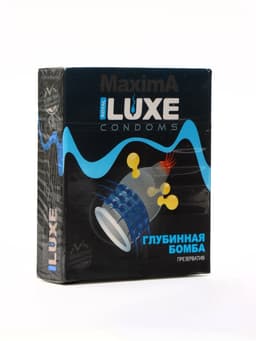 Презервативы «Luxe» Maxima Глубинная Бомба, 1 шт.