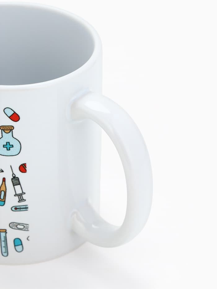 Кружка чайная керамическая «Врач», 320 мл