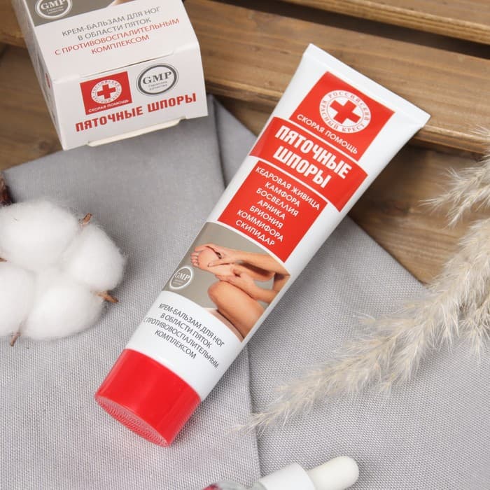 Крем-бальзам для пяток «Скорая помощь Пяточные шпоры», 100 мл