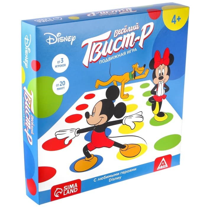 Игра подвижная «Твист-р» напольная с фантами, 6+