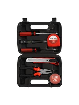 Набор инструментов в кейсе ЛОМ «23 ФЕВРАЛЯ», в подарочной упаковке, 7 предметов