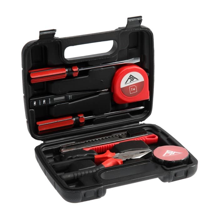 Набор инструментов в кейсе ЛОМ «23 ФЕВРАЛЯ», в подарочной упаковке, 7 предметов