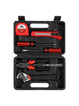 Набор инструментов в кейсе ЛОМ «23 ФЕВРАЛЯ», в подарочной упаковке, 7 предметов