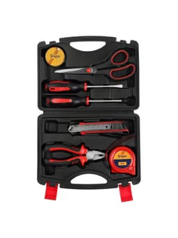 Набор инструментов в кейсе ТУНДРА «23 ФЕВРАЛЯ», в подарочной упаковке, 7 предметов