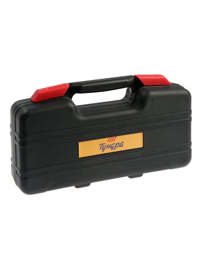 Набор инструментов в кейсе ТУНДРА «23 ФЕВРАЛЯ», в подарочной упаковке, 39 предметов